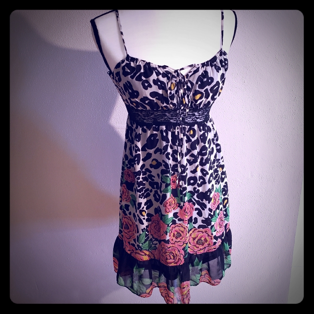 Forever 21 Strappy Dress Retro Style SML